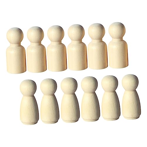 OFFIGAM 12 Stück Teiliges Mini Holzpuppen für DIY Bastelprojekte Lifelike Figuren für Miniatur Szenen und Puppenhauszubehör Weibliche Männliche Puppen OFFIGAM 12 Stück Teiliges Mini Holzpuppen für DIY Bastelprojekte Lifelike Figuren für Miniatur Szenen und Puppenhauszubehör Weibliche Männliche Puppen von OFFIGAM
