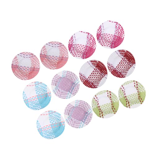 OFFIGAM 12 Stück Teiliges Miniaturhüte aus Papier für DIY Bastelprojekte Bunte Streifen Hüte für Puppen Kreative Dekoration und Fotorequisiten Farben Je OFFIGAM 12 Stück Teiliges Miniaturhüte aus Papier für DIY Bastelprojekte Bunte Streifen Hüte für Puppen Kreative Dekoration und Fotorequisiten Farben Je von OFFIGAM