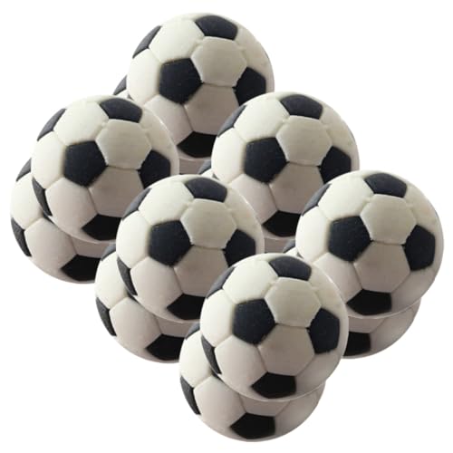 OFFIGAM 12 Stücke Fußbälle Mini Puppe Dekore Miniatur Fußbälle Mini Fußball Figuren von OFFIGAM