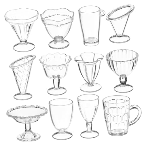 OFFIGAM 12Stücke Mini Dessertbecher für Puppenhaus Transparentes Zubehör für Kreative Spielideen Vielseitig Einsetzbar Tassen für Snacks für Familienaktivitäten OFFIGAM 12Stücke Mini Dessertbecher für Puppenhaus Transparentes Zubehör für Kreative Spielideen Vielseitig Einsetzbar Tassen für Snacks für Familienaktivitäten von OFFIGAM