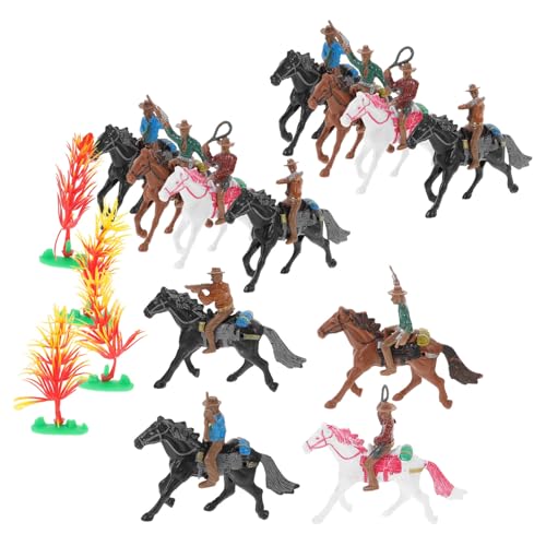 OFFIGAM 12Stücke Teiliges Cowboy Figuren Realistische Western Dekoration für Puppenhaus Layouts Hochwertige Mikropersonen Modelle für Rustikale Deko und Weihnachtsgestaltung OFFIGAM 12Stücke Teiliges Cowboy Figuren Realistische Western Dekoration für Puppenhaus Layouts Hochwertige Mikropersonen Modelle für Rustikale Deko und Weihnachtsgestaltung von OFFIGAM