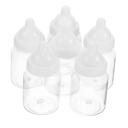 OFFIGAM 12Stücke Transparente Süßigkeitenboxen Kreative Babyflaschen Für Babypartys Und Geburtstagsfeiern Dekorative Pralinenschachteln Wiederverwendbare Süßigkeitsbehälter Neutraler von OFFIGAM