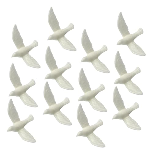 OFFIGAM 15 Stück Mikro Landschaftsornament Kinderspielzeug Vogelspielzeug Mini Vogelspielzeug Mini Zimmerzubehör Mini Hausvögel Mini Tauben Dekoration Mini Haustauben von OFFIGAM