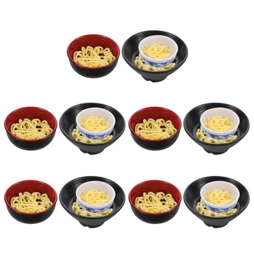 OFFIGAM 15 Stück Ramen-Schüssel- Nudelspielzeug Puppenhaus Zubehör Imitation Lebensmittel puppenhaus Essen Nudel Bowl Set Nudelschüssel realistische Lebensmittelrequisiten Plastik OFFIGAM 15 Stück Ramen-Schüssel- Nudelspielzeug Puppenhaus Zubehör Imitation Lebensmittel puppenhaus Essen Nudel Bowl Set Nudelschüssel realistische Lebensmittelrequisiten Plastik von OFFIGAM