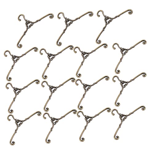 OFFIGAM 15Stücke Kleiderbügel aus Metall für Puppen Vintage Puppenkleiderhänger für Puppenhaus Zubehör Antikbronze für Puppenkleidung und Dekoration OFFIGAM 15Stücke Kleiderbügel aus Metall für Puppen Vintage Puppenkleiderhänger für Puppenhaus Zubehör Antikbronze für Puppenkleidung und Dekoration von OFFIGAM