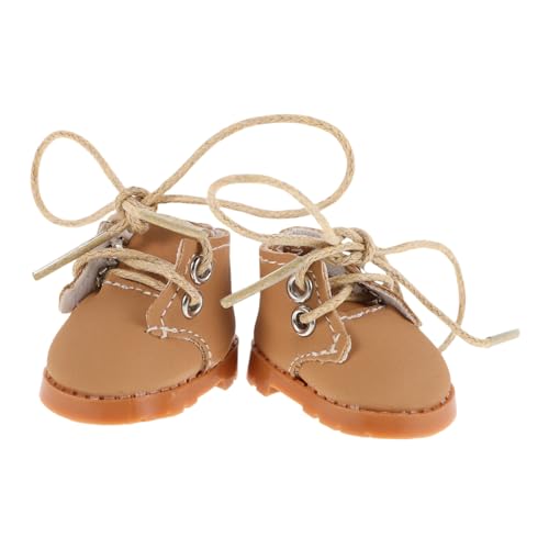 OFFIGAM 1Paar Miniatur Puppenschuhe für Puppen Süßes Design mit Verstellbaren Schnürsenkeln Große Schuhe für Puppen Ankleidefotografie und Präsentationen Zubehör OFFIGAM 1Paar Miniatur Puppenschuhe für Puppen Süßes Design mit Verstellbaren Schnürsenkeln Große Schuhe für Puppen Ankleidefotografie und Präsentationen Zubehör von OFFIGAM