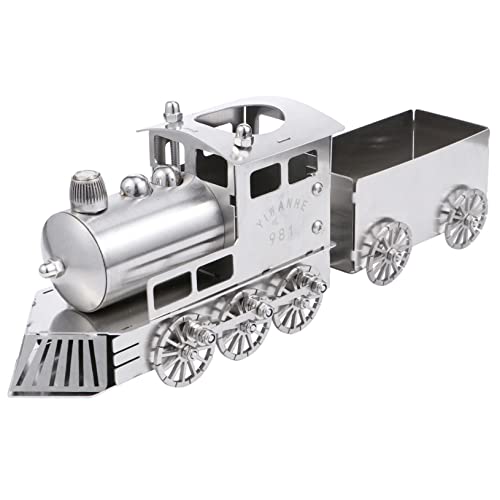 OFFIGAM 1Satz Dampflok Modell Zugverzierung Retro Design mit Wagen Dekorative Dampflokstatue für Zugliebhaber Kreatives Langlebig und Platzsparend OFFIGAM 1Satz Dampflok Modell Zugverzierung Retro Design mit Wagen Dekorative Dampflokstatue für Zugliebhaber Kreatives Langlebig und Platzsparend von OFFIGAM