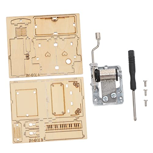 OFFIGAM 1Satz Holz Klavier Puzzle DIY Klavier Modell mit Verarbeitung Pädagogisches Holzpuzzle für Hand Auge Koordination und Kreativität von OFFIGAM