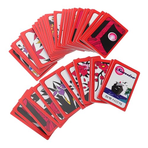 OFFIGAM 1Satz Koreanisches Spielkartenset Papier Pokerkarten Tragbare Partyspielkarten für Familie und Freunde für Zuhause Camping und Reisen von OFFIGAM