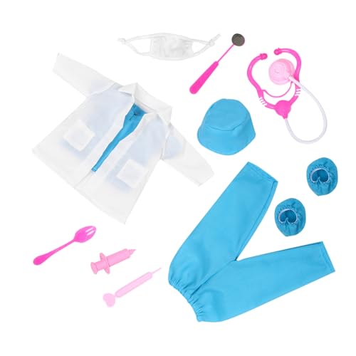 OFFIGAM 1Satz Krankenschwester Kostüm mit Anziehwerkzeugen Rollenspiel Zubehör für Große Puppen für Kreative Spielmomente OFFIGAM 1Satz Krankenschwester Kostüm mit Anziehwerkzeugen Rollenspiel Zubehör für Große Puppen für Kreative Spielmomente von OFFIGAM