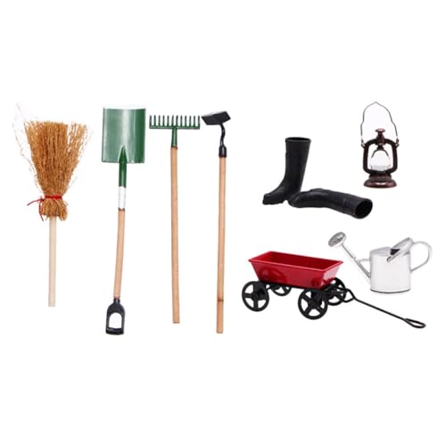 OFFIGAM 1Satz Miniatur Gartenwerkzeuge für Puppenhaus Dekoration Langlebige Mikrolandschaft Ornamente für Gartenliebhaber und Sammler OFFIGAM 1Satz Miniatur Gartenwerkzeuge für Puppenhaus Dekoration Langlebige Mikrolandschaft Ornamente für Gartenliebhaber und Sammler von OFFIGAM