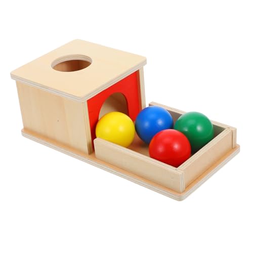 OFFIGAM 1Satz Montessori Holzspielzeug für Interaktives Box mit Bällen Fördert Hand Auge Koordination und Farberkennung Perfektes für Mädchen und Jungen OFFIGAM 1Satz Montessori Holzspielzeug für Interaktives Box mit Bällen Fördert Hand Auge Koordination und Farberkennung Perfektes für Mädchen und Jungen von OFFIGAM