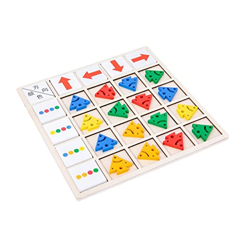 OFFIGAM 1Satz Pädagogisches Brettspiel für Farben und Richtungserkennungsspielzeug aus Hochwertigem für Frühkindliche Entwicklung und Interaktives Lernen OFFIGAM 1Satz Pädagogisches Brettspiel für Farben und Richtungserkennungsspielzeug aus Hochwertigem für Frühkindliche Entwicklung und Interaktives Lernen von OFFIGAM