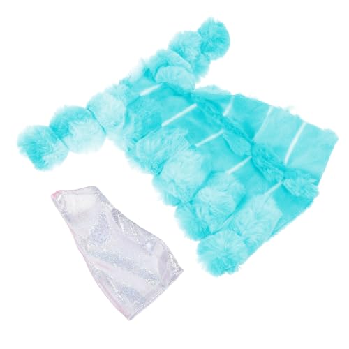 OFFIGAM 1Satz Puppenkleidung für Puppen Modisches Outfit mit Mantel und T Shirt für Partys und Alltag Langlebig und Waschbar Sorgfältige Handwerkskunst von OFFIGAM