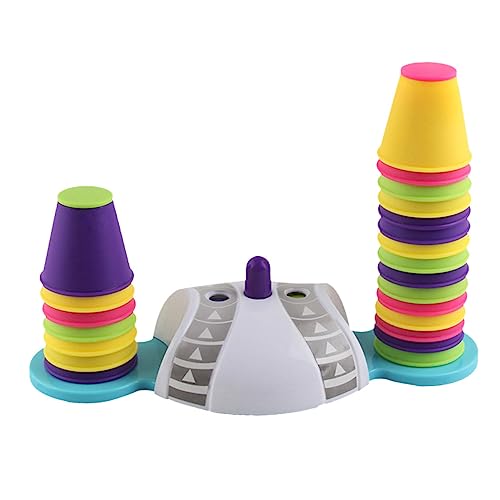 OFFIGAM 1Satz Stylisches Stapelbecher Spielzeugset für Kleinkinder Lustiges Lernspielzeug zur Frühen Entwicklung Fördert Farbverständnis und Interaktion für Ab Jahr von OFFIGAM