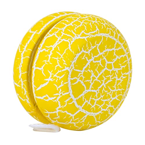 OFFIGAM 1Stück Ball Holzspielzeug für Crack Design Tragbar und Leicht Exquisite Verarbeitung und Spielspaß für Jungen und Gelb von OFFIGAM