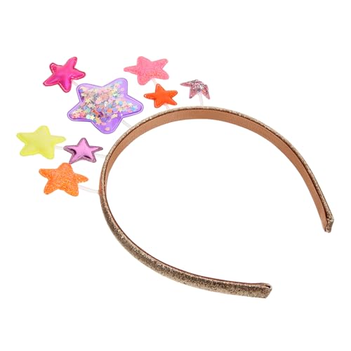 OFFIGAM 1Stück Party Stirnband mit Sternen Pailletten Haaraccessoire für Geburtstagsfeiern Kostümzubehör für Erwachsene Perfektes für Feste und Feiern von OFFIGAM