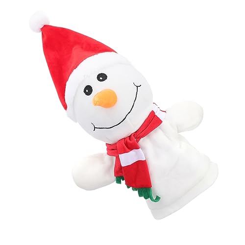 OFFIGAM 1Stück Schneemann Fingerpuppe Cartoon für Kreative Fingeraktivitäten Eltern für Interaktives Geschichtenerzählen und Fantasievolles von OFFIGAM