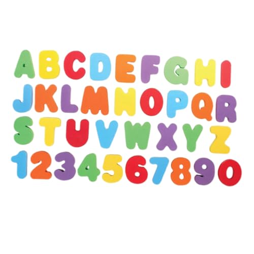 OFFIGAM 2 Sätze Badespielzeug für Babys kinderbadewanne badewannenstifte für spielsachen für gieskanne kinderspielzeug Kid Toys Zahlenspielzeug Englische Namensbuchstaben von OFFIGAM
