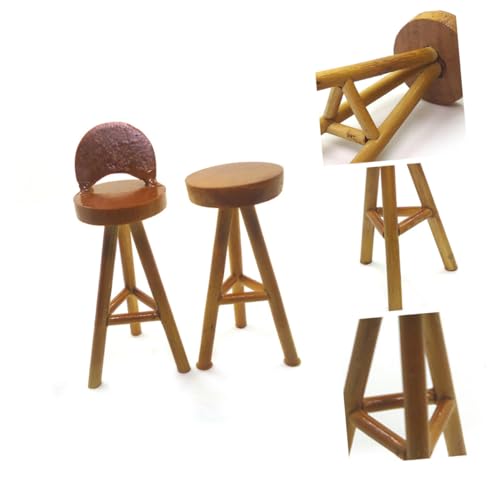OFFIGAM 2 Stück 112 Puppenhauszubehör Holzstuhl Mit Hohen Füßen Puppenhaus Küchenspielzeug Für Mädchen Miniatur Puppenhaus Bausatz Puppenmöbel Miniatur Bausatz Dekoration OFFIGAM 2 Stück 112 Puppenhauszubehör Holzstuhl Mit Hohen Füßen Puppenhaus Küchenspielzeug Für Mädchen Miniatur Puppenhaus Bausatz Puppenmöbel Miniatur Bausatz Dekoration von OFFIGAM