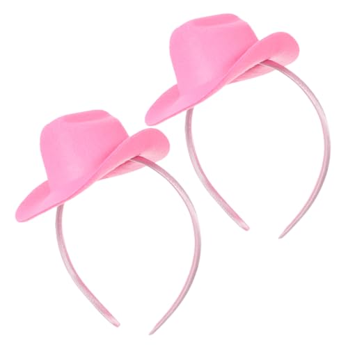 OFFIGAM 2 Stück Cowgirl Hut Haarband Mini Cowboy Hut Kopfschmuck für Western Themenparty Geburtstagsfeier für und Mädchen Stylisches Kostümzubehör OFFIGAM 2 Stück Cowgirl Hut Haarband Mini Cowboy Hut Kopfschmuck für Western Themenparty Geburtstagsfeier für und Mädchen Stylisches Kostümzubehör von OFFIGAM