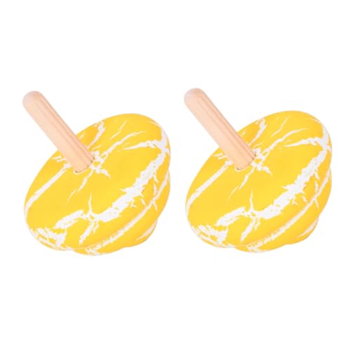 OFFIGAM 2 Stück Crack Top Kinderspielzeug Desktop Lernspielzeug Gyro Für Rotierendes Gyro Formerkennung Rotierende Kreisel Kinderspielzeug Gelb Holz OFFIGAM 2 Stück Crack Top Kinderspielzeug Desktop Lernspielzeug Gyro Für Rotierendes Gyro Formerkennung Rotierende Kreisel Kinderspielzeug Gelb Holz von OFFIGAM