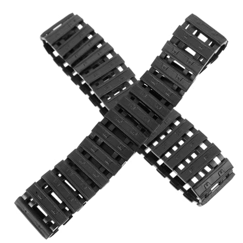 OFFIGAM 2 Stück DIY Panzerkette Ersatzteile für Rc Modelle Hochwertige Kunststoffschienen für Militärische Spielzeuge Fördert Kreativität und Problemlösungsfähigkeiten von OFFIGAM