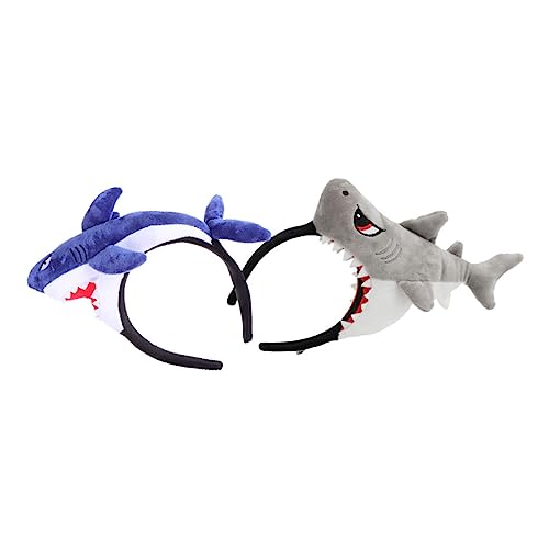 OFFIGAM 2 Stück Design Haarreifen für Lustige Kostüm Accessoires Kreative Fotorequisiten für Partys und Feiertage Blau und Tigerhaifisch Design OFFIGAM 2 Stück Design Haarreifen für Lustige Kostüm Accessoires Kreative Fotorequisiten für Partys und Feiertage Blau und Tigerhaifisch Design von OFFIGAM