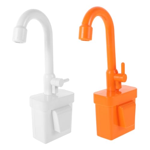 OFFIGAM 2 Stück Drehbarer Elektrischer Wasserhahn für Fantasievolles Rollenspiel für Kleinkinder Hand Augen Koordination und Verantwortung von OFFIGAM
