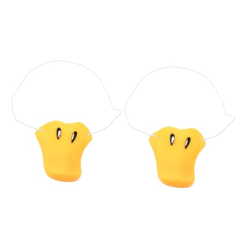 OFFIGAM 2 Stück Entenbill Nasenprops für Kostümparty Realistische Tiermaske für Cosplay Wiederverwendbare Stabile und Sichere Materialien für Halloween und Themenfeste Lustige Accessoires von OFFIGAM
