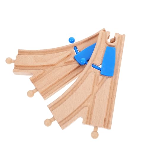 OFFIGAM 2 Stück Holz Eisenbahn Zubehör Weichen Track Verbinder für Spielzeugzüge Kompatibel mit Gängigen Marken Kreatives Lernspielzeug OFFIGAM 2 Stück Holz Eisenbahn Zubehör Weichen Track Verbinder für Spielzeugzüge Kompatibel mit Gängigen Marken Kreatives Lernspielzeug von OFFIGAM