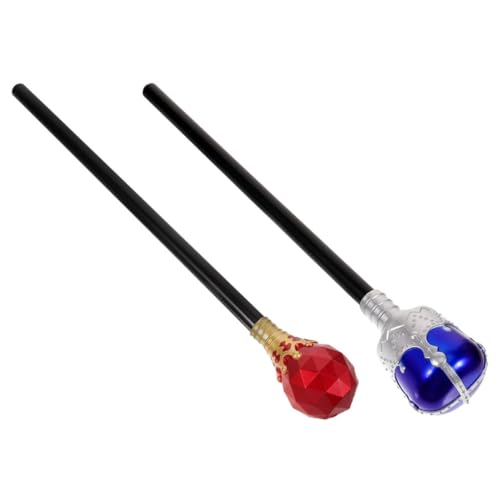 OFFIGAM 2 Stück Königszepter Partyartikel für matschiges Tierkostüme für Bausatz Halloween Props Halloween Accessories Party-Cosplay-Zubehör Partyversorgung Plastik von OFFIGAM
