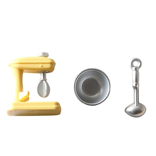 OFFIGAM 2 Stück Mini Mixer Kinderspielzeug Mini Handmixer Handmixer Miniatur Küchenmixer Miniatur Figur Dekoration Miniatur Figur Heimdekor Kunststoff von OFFIGAM