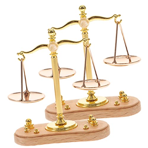 OFFIGAM Pädagogisches Mini-metallwaage-Spielzeug Für Kinder Rollenspielset Mit Waage Für Frühes Lernen von OFFIGAM