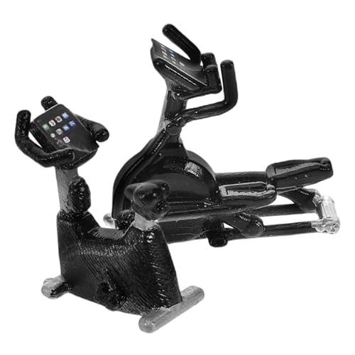 OFFIGAM 2 Stück Mini-ellipsentrainer, Fahrrad, Mini-Sport-spielset, Miniatur-, Sport, Miniatur-puppenhaus, Fitnessstudio, Zubehör, Puppenhaus-sportausrüstung OFFIGAM 2 Stück Mini-ellipsentrainer, Fahrrad, Mini-Sport-spielset, Miniatur-, Sport, Miniatur-puppenhaus, Fitnessstudio, Zubehör, Puppenhaus-sportausrüstung von OFFIGAM