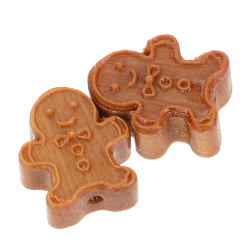 OFFIGAM 2 Stück Mini-lebkuchenmann-Figuren Aus Holz, Miniatur-lebkuchenmann Für Weihnachtsbaumschmuck Zum Selbermachen, Basteln Für Feiertage, Handyhüllen-Dekorationen Und OFFIGAM 2 Stück Mini-lebkuchenmann-Figuren Aus Holz, Miniatur-lebkuchenmann Für Weihnachtsbaumschmuck Zum Selbermachen, Basteln Für Feiertage, Handyhüllen-Dekorationen Und von OFFIGAM