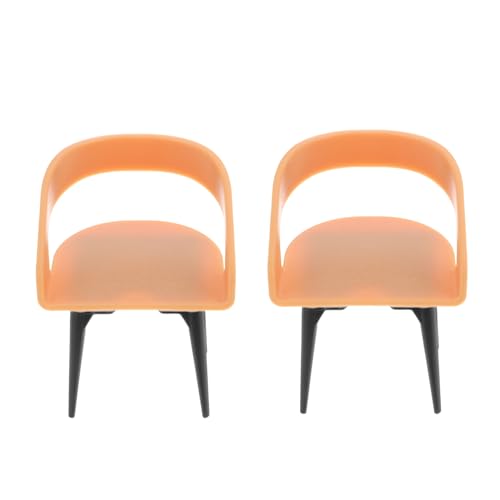 OFFIGAM 2 Stück Mini-simulationsstuhl Mini-hausschmuck Kleines Hausgerät Mikrolandschaftsmodelle Kleines Hauszubehör Zubehör Für Puppenhäuser Kleines Hausdekor Mini-Dekoration Plastik von OFFIGAM