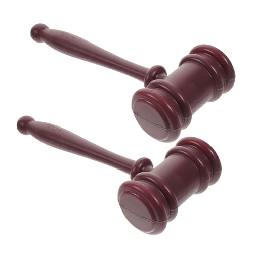 OFFIGAM 2 Stück Richterhammer Pädagogisches Gavel für Rollenspiele Gerichtssaal Dress Up und Kostümpartys Sicheres Design mit Glatten Kanten von OFFIGAM