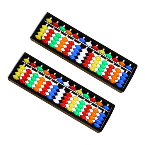 OFFIGAM 2 Stück Teiliges Abacus Mathematik Lernspielzeug für Bildungswerkzeug Rechenfähigkeiten und Zählen Geeignet für Schule und Zuhause aus Hochwertigem Material von OFFIGAM