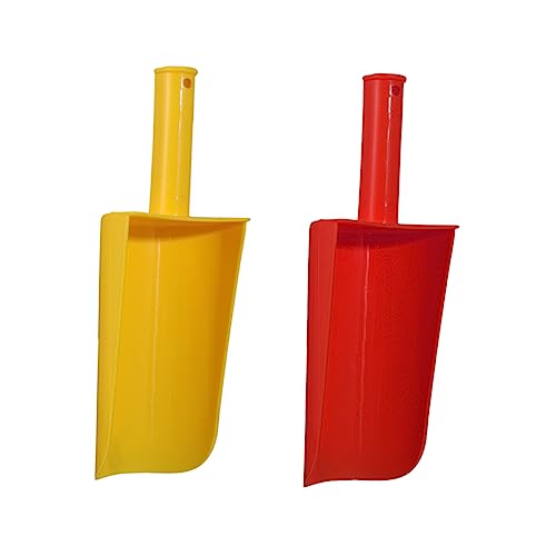 OFFIGAM 2 Stück Teiliges Sandspielzeug für Kurze Griffe Sandlöffel für Strand und Sandkasten Bunte Outdoor Spielzeuge Kreativität und Motorik Zufällige Farbe Zufällige Farbe von OFFIGAM
