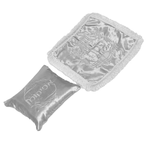 OFFIGAM 2 Stück Teiliges Satin Geschenkset für Hanukkah Bestickte Beutel der Serie für Feiertagsleckereien für Jüdische Festlichkeiten und Besondere Anlässe von OFFIGAM