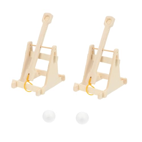 OFFIGAM 2 Teiliges Technologie Kleinproduktions Stamm Kit Für Katapult Kit Für Catupult Kit Kinderspielzeug Wissenschafts Kits Katapulte Kit Kataplult Katapult Bausatz Aus von OFFIGAM