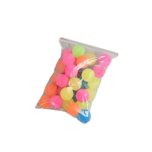 OFFIGAM 20 Stück Kinderbälle für kinderspielzeug geburtstagsmitgebsl Playtime Leuchtend Gummispielzeug spielsachen Kid Toys Fluoreszierende Kugel Springender Ball von OFFIGAM