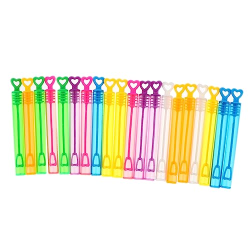 OFFIGAM 20 Stück Liebesblasenröhre Party Zauberstab Kleine Blasenflaschen Für Plastik Zufällige Farbe von OFFIGAM