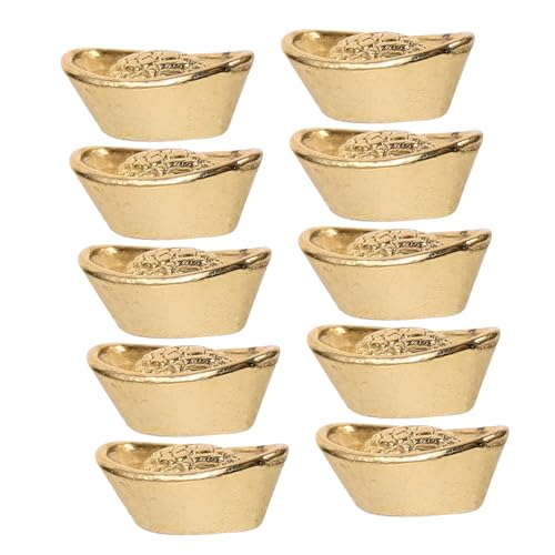 OFFIGAM 20 Stück Mini Kleines Ornament Reichtum Barren Figuren Mini Miniaturen Tauben Häuser Mini Sachen Kaninchen Mini Puppenmöbel Dinge Deko Set Puppenhaus von OFFIGAM
