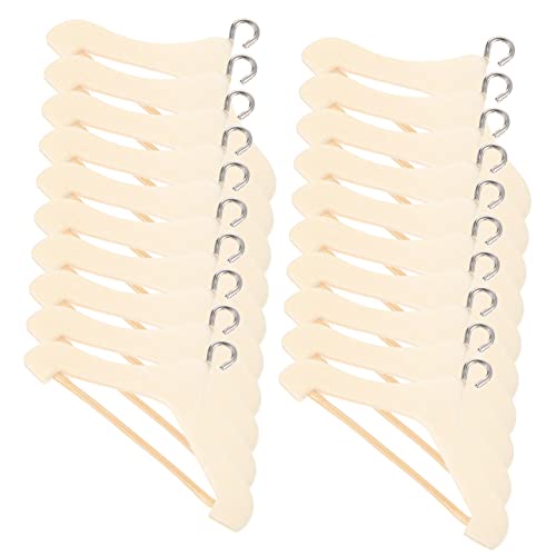 OFFIGAM 20 Stück Teiliges Mini Kleiderbügel für Puppen Simulierte Kleine Kleiderhänger für Puppenhaus Zubehör für Organisation von Puppenkleidung Langlebig und Stabil OFFIGAM 20 Stück Teiliges Mini Kleiderbügel für Puppen Simulierte Kleine Kleiderhänger für Puppenhaus Zubehör für Organisation von Puppenkleidung Langlebig und Stabil von OFFIGAM