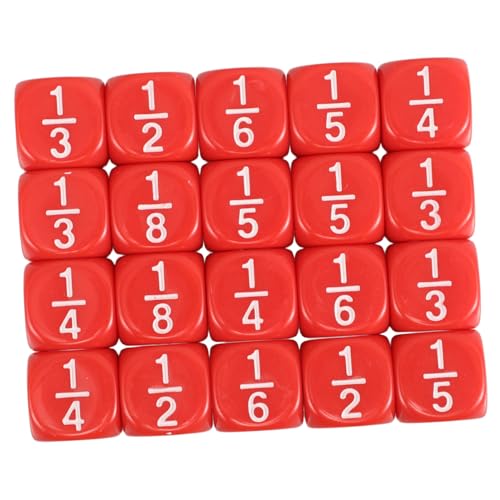 OFFIGAM 20 Stück Teiliges Runder Bruchwürfel für Mehrseitige Mathematikwürfel zur des Verständnisses von Bruchrechnungen im Unterricht Robustes Lehrmittel für Spielerisches Lernen OFFIGAM 20 Stück Teiliges Runder Bruchwürfel für Mehrseitige Mathematikwürfel zur des Verständnisses von Bruchrechnungen im Unterricht Robustes Lehrmittel für Spielerisches Lernen von OFFIGAM