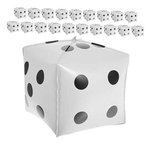 OFFIGAM 20 Stück Teiliges Würfel Folienballon aus Glänzendem Aluminiumfolie Quadratische Partydeko für Geburtstagsfeiern und Festival Wiederverwendbare Würfel Luftballons für Herren OFFIGAM 20 Stück Teiliges Würfel Folienballon aus Glänzendem Aluminiumfolie Quadratische Partydeko für Geburtstagsfeiern und Festival Wiederverwendbare Würfel Luftballons für Herren von OFFIGAM