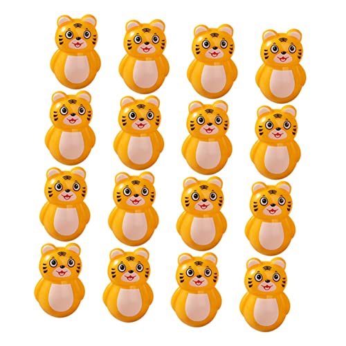 OFFIGAM Tiger Tumbler Ornamente 20 Stücke Wackeln Spielzeug Tiger Dekoration Jungen Und Mädchen Spielzeug von OFFIGAM