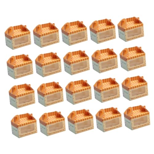 OFFIGAM 20 Stücke Boxen Mini Prop Puppe Miniatur Szene Modell Papier Micro Landschaft Decor von OFFIGAM